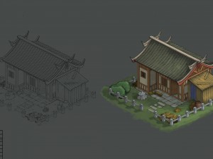 countryside - farmhouse 02 3D 모델