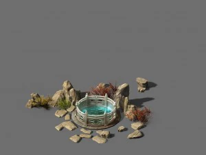 acacia jade - wells 3D Model