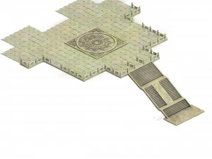 plataforma feliz - terreno de plataforma Modelo 3D