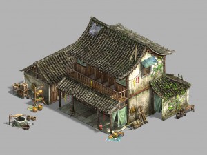 small town - residential 05 3Dモデル