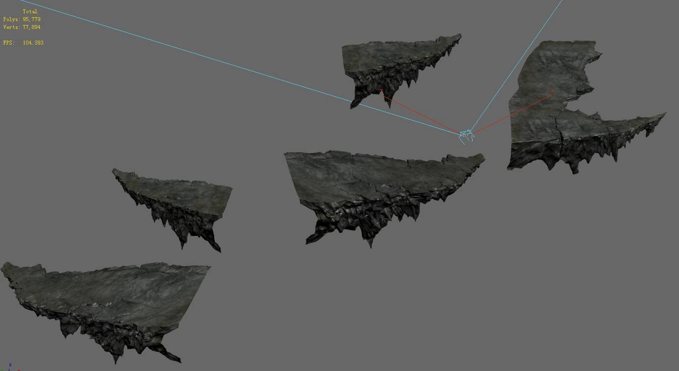 xinshoucun - pointed stone 3D Model .c4d .max .obj .3ds .fbx .stl .blend 