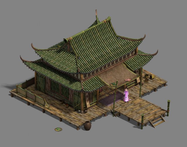xinshoucun - residential 01 3D 모델 .c4d .max .obj .3ds .fbx .stl .blend