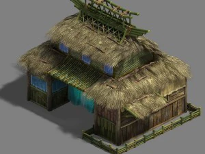 xinshoucun - abitazione cottage Modello 3D