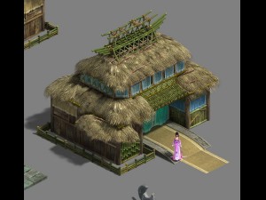xinshoucun - dwelling cottage Modèle 3D