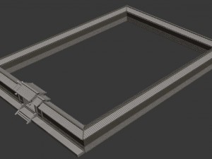 yamen facade 3D Model