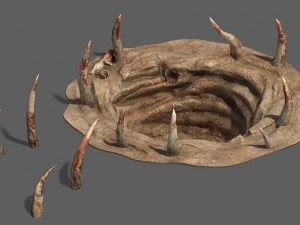 野生 - ワームホール 3Dモデル