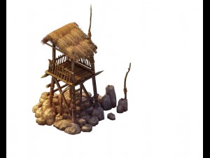the outpost of the field 3D 모델