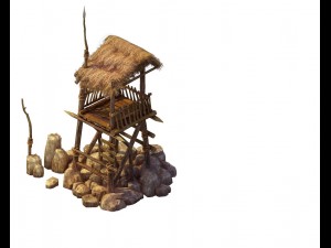 the outpost of the field 3D 모델