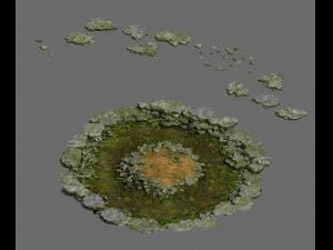 野原～川 3Dモデル