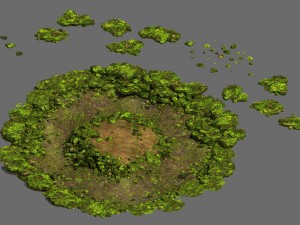 field - river 3D Modell