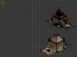 field - military tent 3D 模型