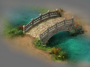 wild - stone bridge 3D 모델