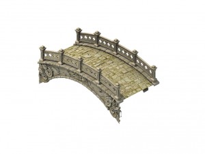 wild - stone bridge Modèle 3D