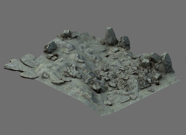field - stone surface 3D मॉडल .c4d .max .obj .3ds .fbx .stl .blend 
