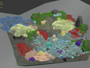 field - stone surface 3D Model