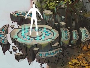 field - stone altar 3D मॉडल