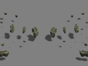 field - stone altar Modèle 3D