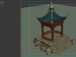 field - pavilion Modello 3D