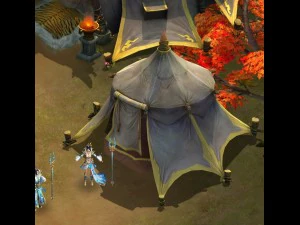 campo - pequena tenda do ex&eacute;rcito zhuojun Modelo 3D