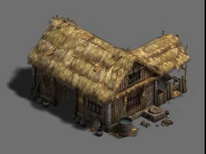 original village - house 2 3D Model