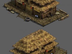 original village - house 3 3D Модель