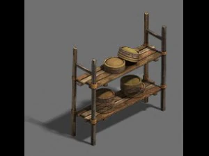 villaggio originario - detriti Modello 3D