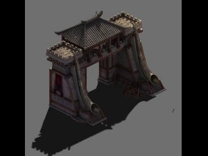 guerra - port&otilde;es Modelo 3D