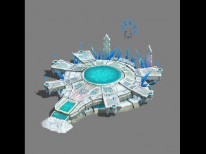 strokes the mountain - the altar of magic 3D Model