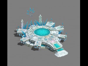 strokes the mountain - the altar of magic 3D Model