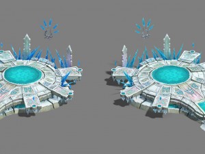 strokes the mountain - the altar of magic 3D Model
