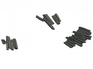 strokes the mountain - the remains of the stairs 3D Model