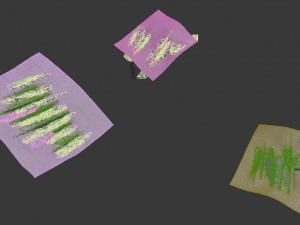 strokes the mountain - the remains of the stairs 3D Модель