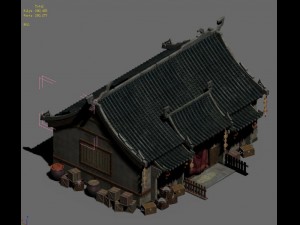 medium city - pawnshop Modelo 3D