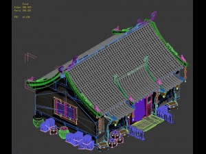medium city - pawnshop Modelo 3D