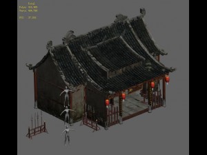 medium city - government office 3D Model