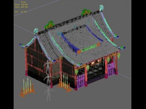 medium city - government office 3D Model