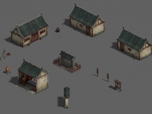 medium city - government government 01 Modelo 3D