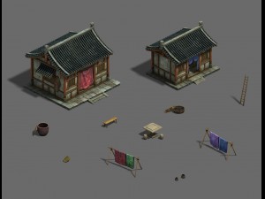 medium - sized city 3D Model