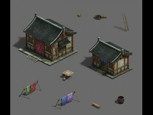 medium - sized city 3D Model