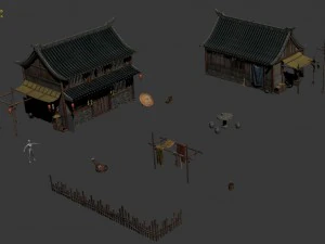 medium city - residential 3 3D Model