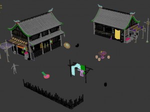 medium city - residential 3 3D 模型
