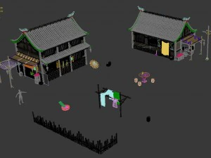 medium city - residential 3 3D Model