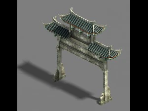 medium city - arch 3D Model