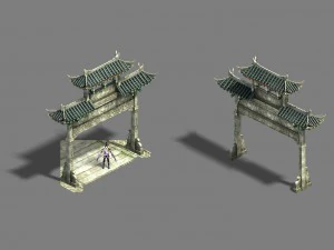 medium city - arch 3D Model