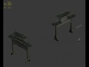 medium city - arch 3D Model