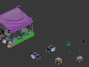 medium city - stall 2 3D Model