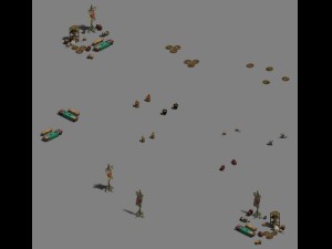 medium city - booth 3 3D-Modell