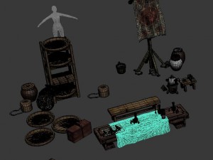 medium city - booth 3 3D-Modell