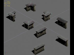 medium city - wall 3D Model