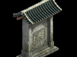 medium city - entrance 3D 모델